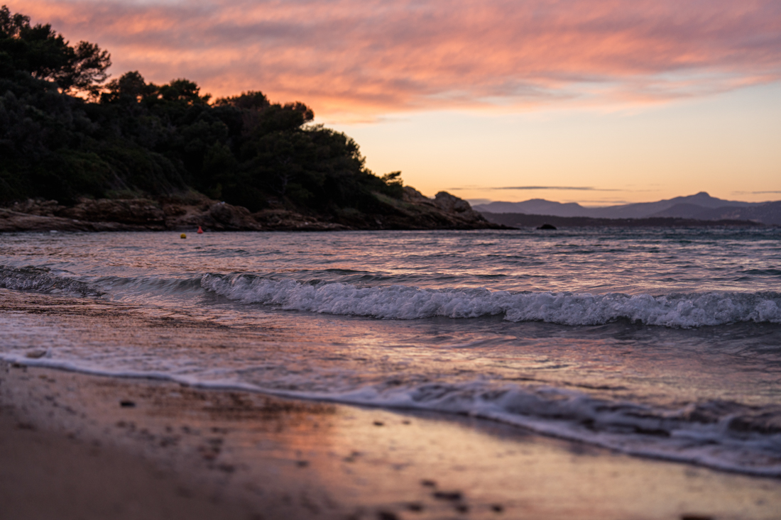 coucher de soleil porquerolles